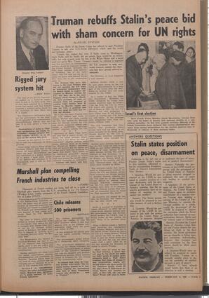   The Pacific Tribune - Friday, February 11, 1949   , page 3