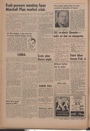   The Pacific Tribune - Friday, January 21, 1949   , page 12