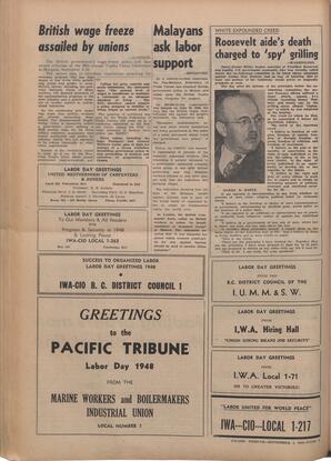   The Pacific Tribune - Friday, September 3, 1948   , page 2