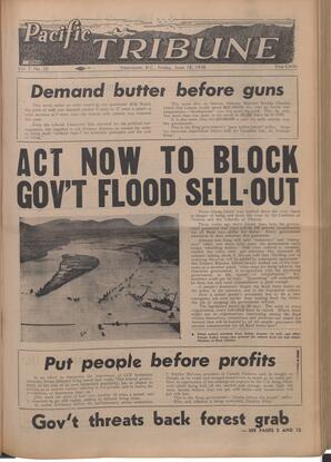   The Pacific Tribune - Friday, June 18, 1948   , page 1