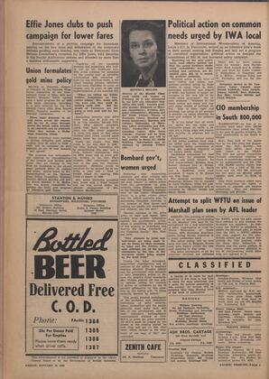   The Pacific Tribune - Friday, January 16, 1948   , page 6