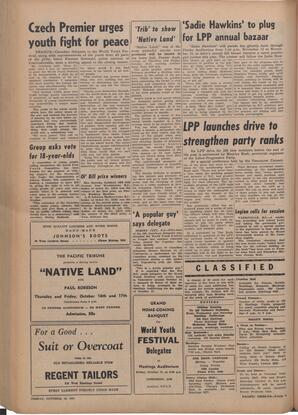   The Pacific Tribune - Friday, October 10, 1947   , page 6