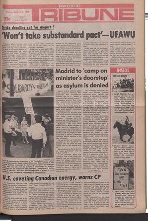  The Pacific Tribune - Friday, August 3, 1979   , page 1