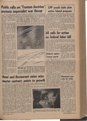   The Pacific Tribune - Friday, April 4, 1947   , page 3