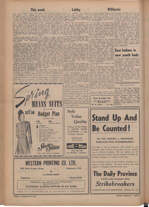   The Pacific Tribune - Friday, February 28, 1947   , page 8