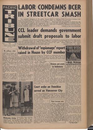   The Pacific Tribune - Friday, February 28, 1947   , page 1