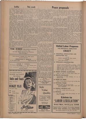   The Pacific Tribune - Friday, February 14, 1947   , page 8