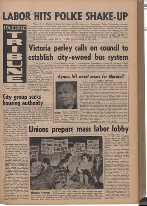   The Pacific Tribune - Friday, January 24, 1947   , page 1