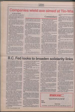   The Pacific Tribune - Monday, December 3, 1990   , page 8