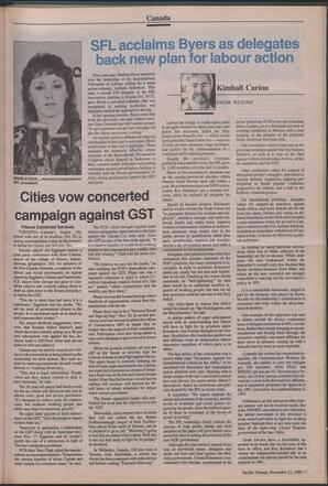   The Pacific Tribune - Monday, November 12, 1990   , page 7
