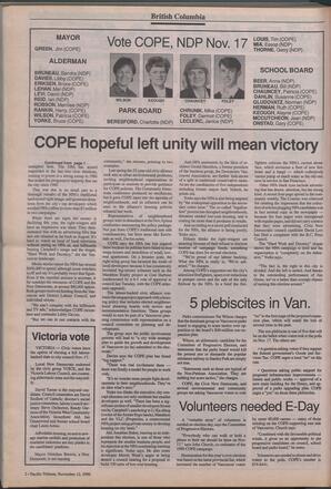   The Pacific Tribune - Monday, November 12, 1990   , page 2