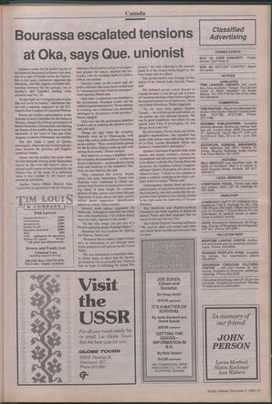   The Pacific Tribune - Monday, November 5, 1990   , page 11