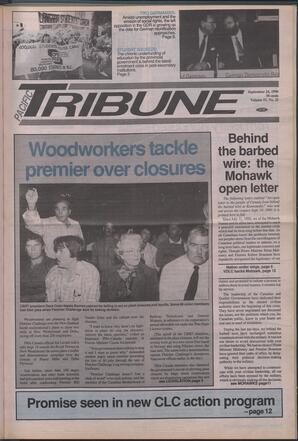   The Pacific Tribune - Monday, September 24, 1990   , page 1