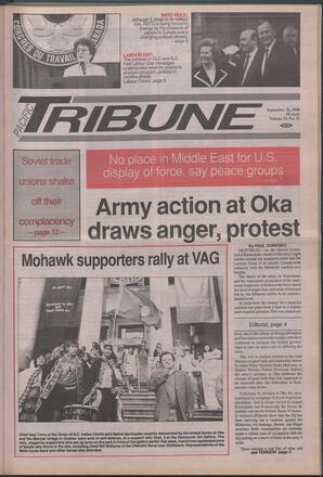   The Pacific Tribune - Monday, September 10, 1990   , page 1