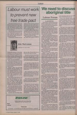   The Pacific Tribune - Monday, August 27, 1990   , page 8