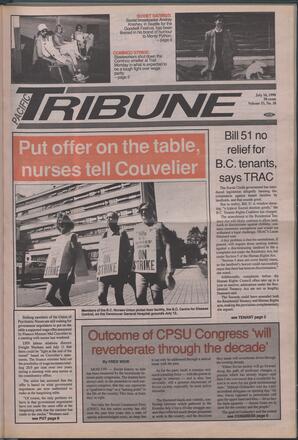   The Pacific Tribune - Monday, July 16, 1990   , page 1