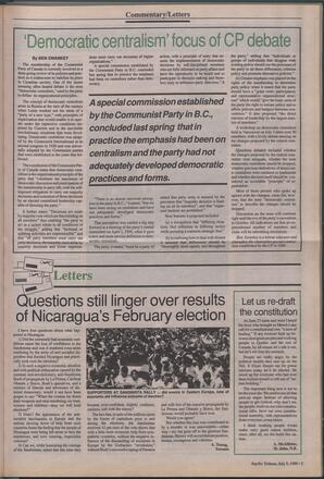   The Pacific Tribune - Monday, July 9, 1990   , page 5