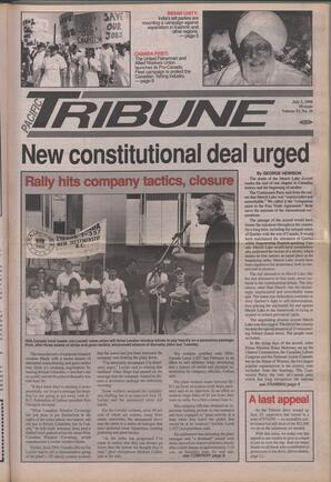   The Pacific Tribune - Monday, July 2, 1990   , page 1