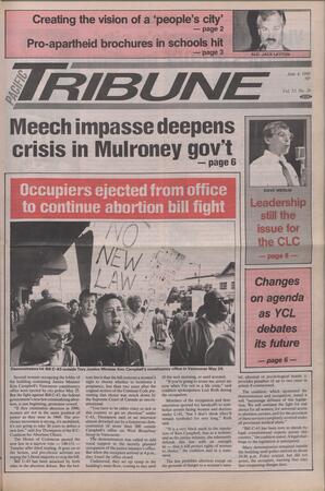   The Pacific Tribune - Monday, June 4, 1990   , page 1