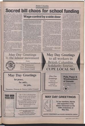   The Pacific Tribune - Monday, April 30, 1990   , page 5