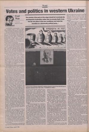   The Pacific Tribune - Monday, April 9, 1990   , page 6