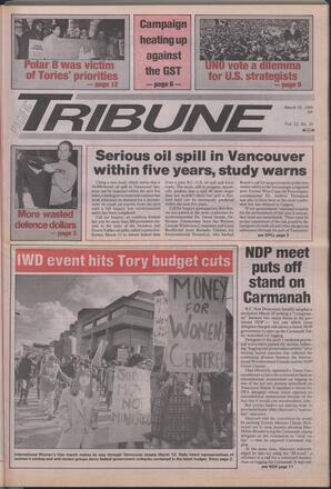   The Pacific Tribune - Monday, March 19, 1990   , page 1
