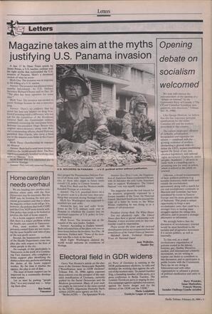   The Pacific Tribune - Monday, February 26, 1990   , page 5