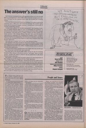   The Pacific Tribune - Monday, February 19, 1990   , page 4