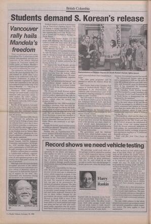   The Pacific Tribune - Monday, February 19, 1990   , page 2