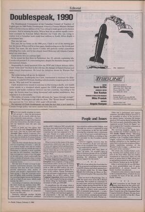   The Pacific Tribune - Monday, February 5, 1990   , page 4
