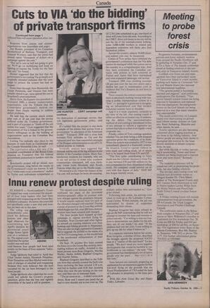   The Pacific Tribune - Monday, October 16, 1989   , page 3