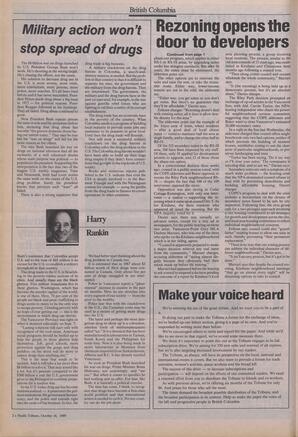   The Pacific Tribune - Monday, October 16, 1989   , page 2