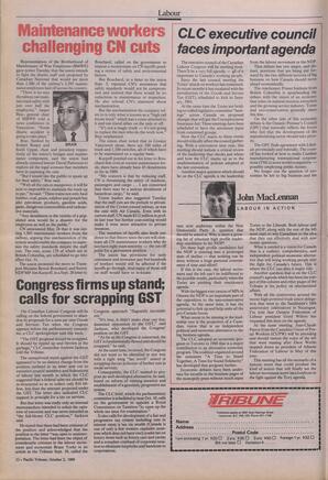  The Pacific Tribune - Monday, October 2, 1989   , page 12