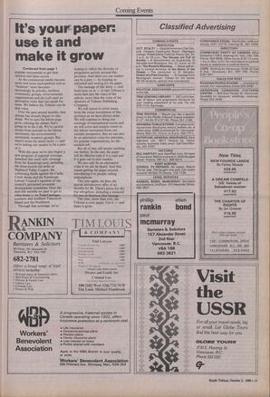   The Pacific Tribune - Monday, October 2, 1989   , page 11