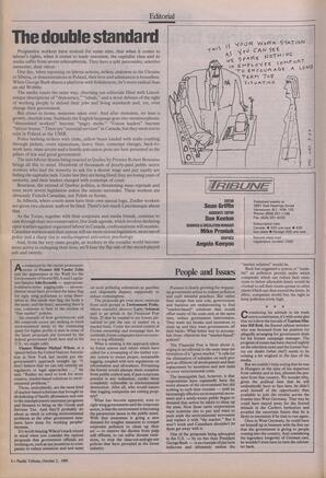   The Pacific Tribune - Monday, October 2, 1989   , page 4