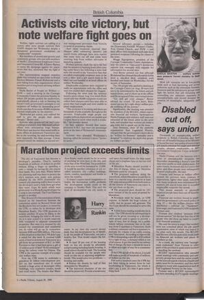   The Pacific Tribune - Monday, August 28, 1989   , page 2