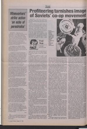   The Pacific Tribune - Monday, August 14, 1989   , page 6