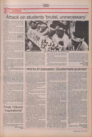   The Pacific Tribune - Monday, June 26, 1989   , page 5