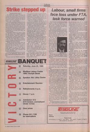   The Pacific Tribune - Monday, June 19, 1989   , page 12