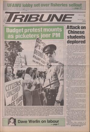   The Pacific Tribune - Monday, June 12, 1989   , page 1