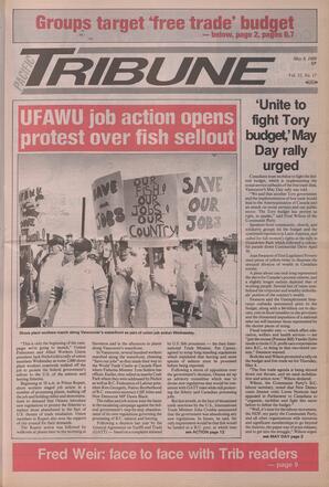   The Pacific Tribune - Monday, May 8, 1989   , page 1