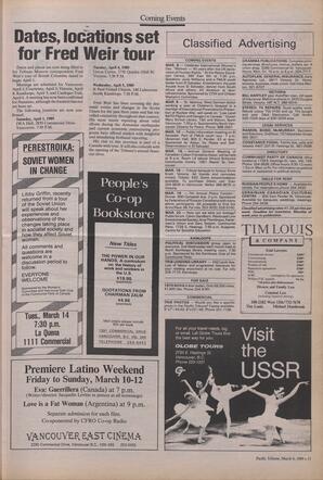   The Pacific Tribune - Monday, March 6, 1989   , page 11