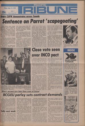   The Pacific Tribune - Friday, May 11, 1979   , page 1