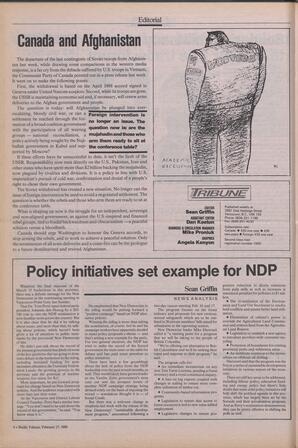   The Pacific Tribune - Monday, February 27, 1989   , page 4