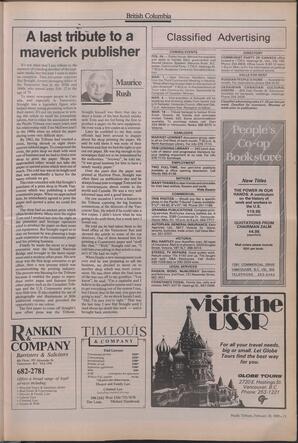   The Pacific Tribune - Monday, February 20, 1989   , page 11