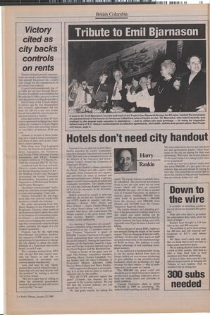   The Pacific Tribune - Monday, January 23, 1989   , page 2