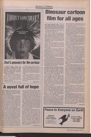   The Pacific Tribune - Monday, December 19, 1988   , page 27