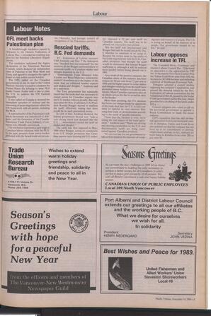   The Pacific Tribune - Monday, December 19, 1988   , page 9