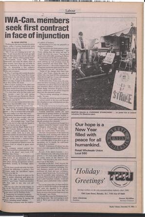  The Pacific Tribune - Monday, December 19, 1988   , page 3