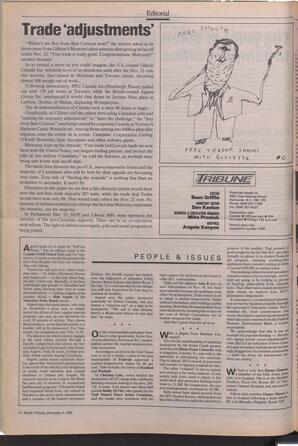   The Pacific Tribune - Monday, December 5, 1988   , page 4